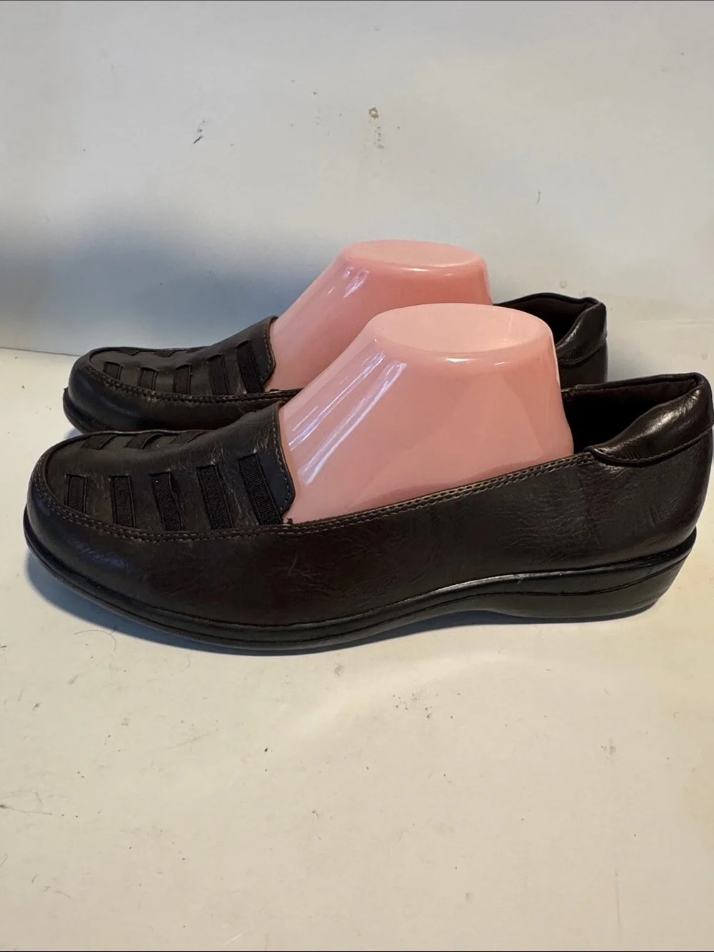 Women's Brown Slip-On Comfort Loafers